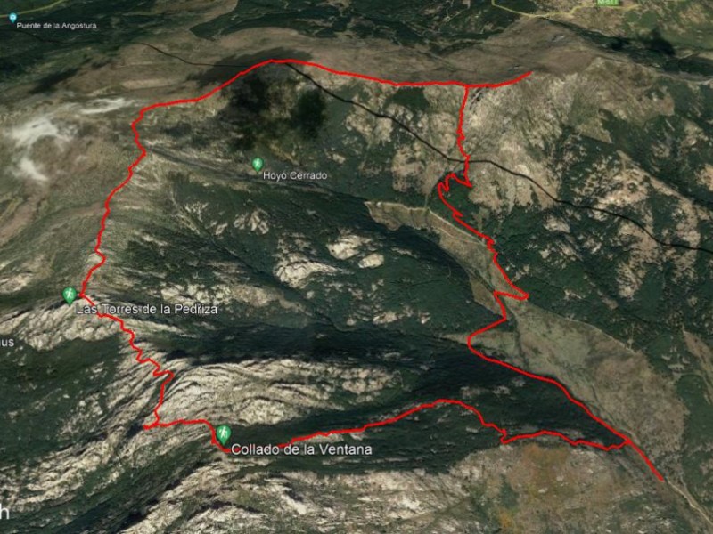 Correr por Montaña. La Najarra desde el Hueco de San Blas